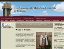 Tablet Screenshot of coloniereformed.org